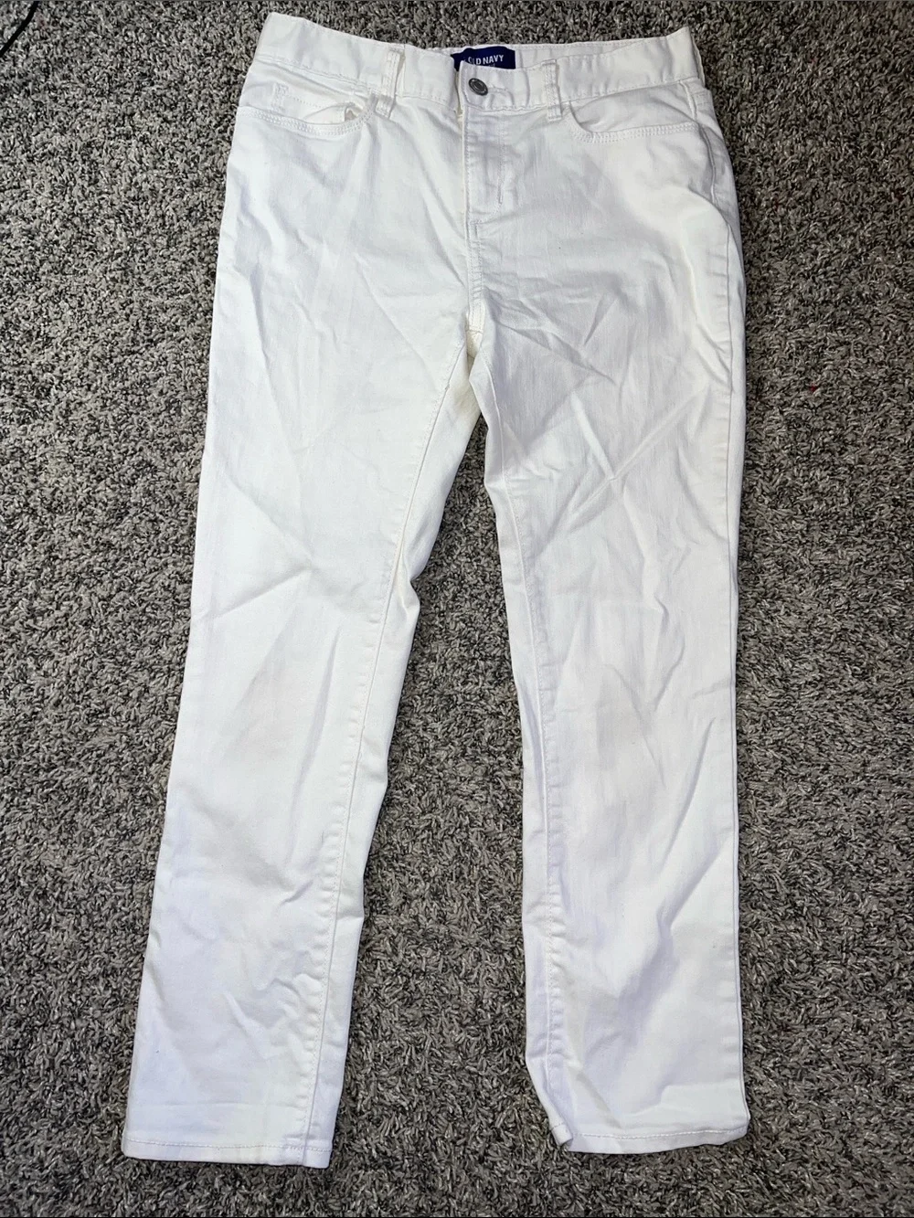 Girls Old Navy white jeans size 16 kids
